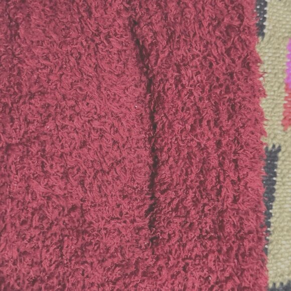 Barefoot Dreams COZYCHIC Ribbed Pet Sweater, Cranberry, Large - Picture 9 of 16